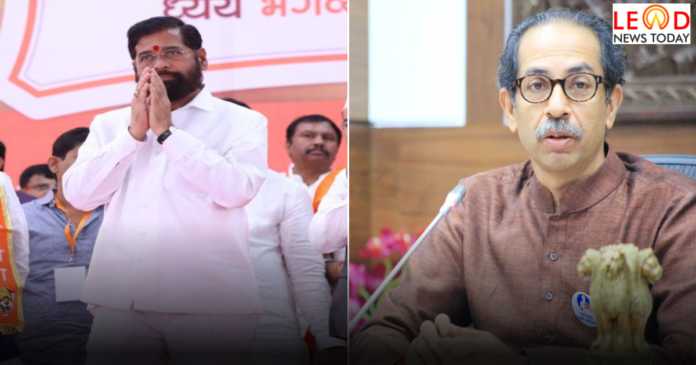 EKNATH SHINDE AND uddhav thackeray