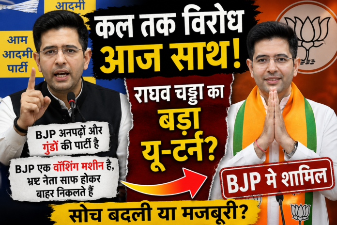 राघव चड्ढा BJP में शामिल AAP से यू-टर्न इमेज